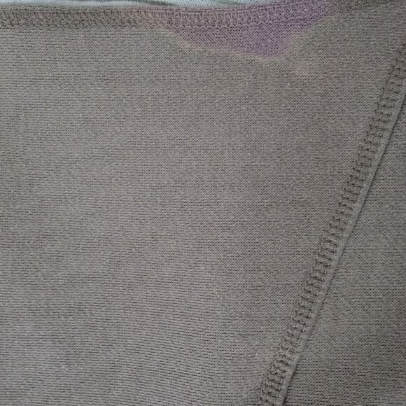 Todays News Men Designer Sweatshirt Sz L 1/4 Button & Tie Pullover Beige Classic - Picture 10 of 15